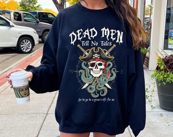 Pirates of the Caribbean Dead Men Tells No Tales Shirt, Yo Ho Ho Ho Pirates Life For Me, Disney Inspired Tee, Disneyland Cruise Family Trip