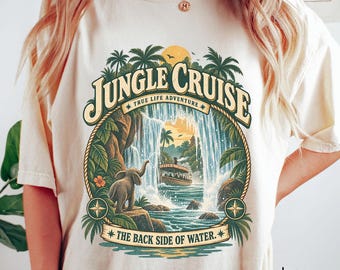 Vintage Jungle Cruise Theme Park Vacation T-Shirt, Retro Nile Navigation Club Shirt, True Life Adventure Tee, Theme Park Outfit