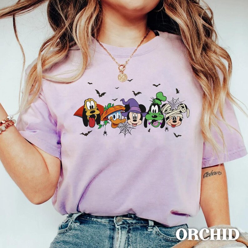 Mickey and Friends Disney Halloween Costume Shirt / Mickey Etsy