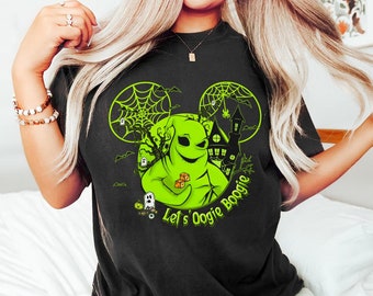 Let's Oogie Boogie Mickey Head Shirt / Disney Halloween Mickey's Not So Scary / Walt Disney World Disneyland Trip / Spooky Season Gift
