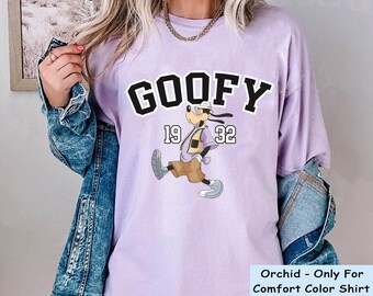 Disney Goofy Vintage Streetwear t-shirt, Mickey and Friends 1932 Shirt, Retro Family Trip Tee, Disneyland Disneyworld Matching Shirt