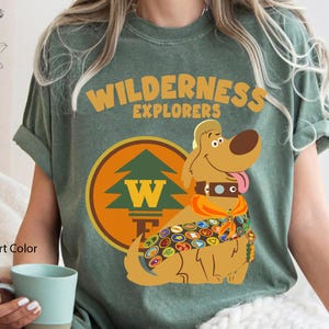 Funny Dug Dog Costume Russell Wilderness Explorer Comfort Colors T-shirt, Disney Up Movie Shirt, Disneyland Family Trip, Magic Kingdom Park