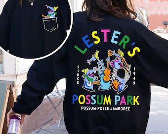 Two Sided A Goofy Movie Lester's Possum Park T-shirt, Retro  Comfort Colors Shirt, 2024 Family Trip,   World Outfits
