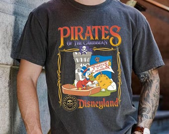 Disney Pirates of the Caribbean T-Shirt, Scrooge McDuck Pirate Shirt, Disney Adventure Tee, Retro Scrooge McDuck Shirt, Treasure Hunt Tee