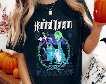 Goofy And Hitchhiking Ghost The Haunted Mansion Shirt, Vintage Disney Halloween Tee, Mickey's Not So Scary Halloween Party, Disneyland Trip