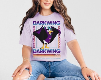 Retro Disney The Darkwing Duck Shirt, Let's Get Dangerous T-shirt, Disney DuckTales Tee, Disneyland Trip Outfit, Birthday Gift