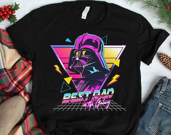 Vintage Disney Star Wars Dad Shirt, 90s Metal Darth Vader Tee, Best Dad in the Galaxy, Father's Day Gift, Disney Dad, Dad and Son Matching