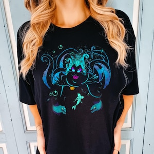 Disney Ursula Flotsam & Jetsam T-Shirt, Little Mermaid Villain Shirt, Sea Witch Tee,  Ursula Classic Tee, Disney Villain Tee, Gift For Her