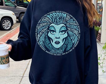 Retro Madam Leota Haunted Mansion T-shirt, Disney Halloween Spirit Shirt, Disney Haunted Mansion Ghost Tee, Spooky Season Gift, Gift For Her