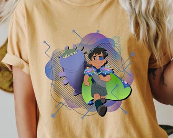 Disney Elio Glordon T-Shirt, Pixar Elio and Alien Friend Tee, Elio Ready for Adventure Shirt, Cute Glordon Tee, Magic Kingdom, Gift For Boy