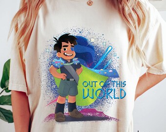 Disney Elio Out Of This World T-Shirt, Pixar Elio Space Shot Tee, Elio Galaxy Hero Shirt, Vintage Elio Character Shirt, Space Adventure Tee