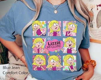 Retro 90s Lizzie Mcguire Comfort Colors Shirt, Funny  Lizzie T-shirt,   World, 2024 Trip, Magic Kingdom, Birthday Girl