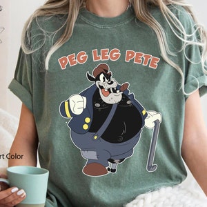 Vintage Peg Leg Pete Shirt, Retro 90s  T-shirt, Funny  Birthday Gift,   World 2024 Family Trip, Magic Kingdom