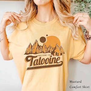 Vintage Star Wars Welcome To Tatooine Shirt, Disney Tatooine Sunset National Park Tee, Disneyland Family Matching, Galaxy&#39;s Edge Trip