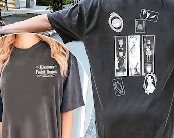 Two Sided Muppets Haunted Mansion Patches  T-shirt, Welcome Foolish Muppets Halloween Tee, Disney Spooky Season Tee, Not So Scary Party Tee