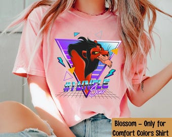 Disney The Lion King Scar #1 Uncle Shirt, Elephant Graveyard Scene, 90s Metal Scar Tee, Father's Day Gift, Disney Uncle Shirt