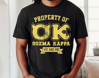 Property Of Ok Oozma Kappa Comfort Colors Shirt,  Monster Inc University T-shirt, Mike Sully Terri Scott Art, 2024 Family Trip