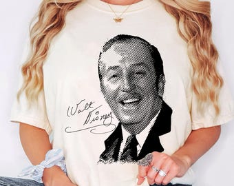 Walt Disney Portrait T-Shirt, Disney Legend Quote Shirt, Magic Kingdom Tee, Disneyland Vacation Tee, I Like The Impossible Disney Dad Shirt