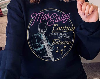 Disney Star Wars Mos Eisley Cantina T-Shirt, Tatooine Cantina Band Tee, Galaxy Edge Shirt, Hollywood Studio Shirt, May the Fourth Gift