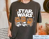 Cute Star Wars Ewoks Dancing Comfort Colors T-shirt, Ewok
