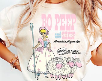 Vintage Bo Peep And Sheep Advertisement Shirt, Disney Toy Story Movie T-shirt, Animal Kingdom, Disneyland Girls Trip, Birthday Gift