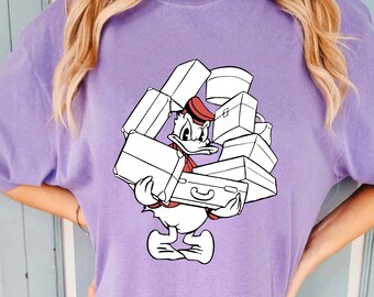 Disney Twilight Zone Tower Of Terror T-Shirt, Funny Donald Duck Tee, Hollywood Tower Hotel Shirt, Haunted Ride Shirt, Disney Donald Tee