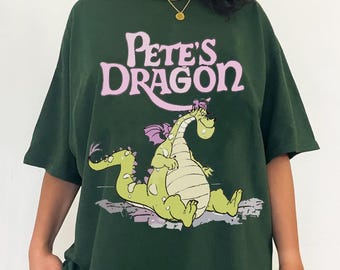 Vintage Elliott The Dragon T-shirt, Disney Pete’s Dragon Shirt, Funny Elliott Dragon  Tee, Disney Dragon shirt, Disneyland Family Trip Tee