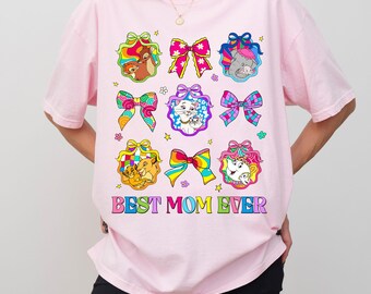 Disney Coquette Bow Mom Vibes T-shirt, Duchess Perdita Helen Mrs. Potts Shirt, Mother’s Day Gift, Disney Mom Shirt, Gift For Mom
