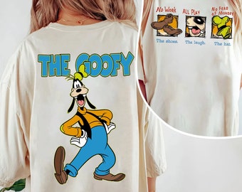 Double Sided The Goofy Shoes Laugh Hat Comfort Colors Shirt, A Goofy Movie  Front And Back T-shirt, Birthday Gift, 2024 Trip