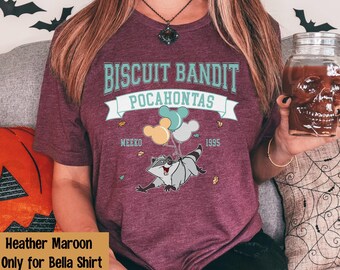 Disney Pocahontas Meeko Biscuit Bandit T-shirt, Retro Meeko Raccoon Shirt, Meeko Est 1995 Shirt, Gift For Pocahontas Fan