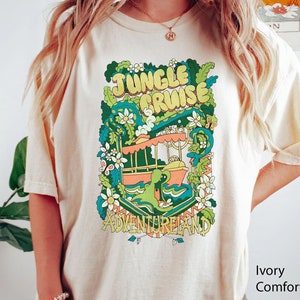 Jungle Cruise Animals Adventureland Comfort Colors Shirt,  Theme Parks Tee, 2024 Family Trip,   World, Magic Kingdom