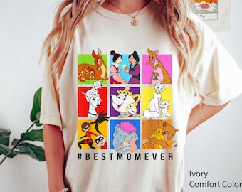 Disney Mom Characters T-shirt, Mena Kanga Duchess Shirt, Best Mom Ever, Mother's Day Gift, Gift for Mom, Disney Mom Shirt, Mom Tee