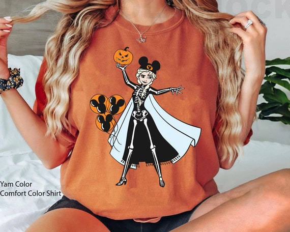 Elsa Princess Skeleton Costume With Halloween Balloon