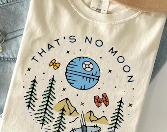Vintage Death Star That's No Moon Comfort Colors T-shirt, Star Wars Shirt, Hollywood Studios, Disney Galaxy's Edge Trip, Walt Disney World