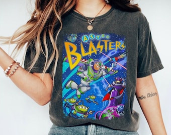 Retro Buzz Lightyear Astro Blasters Shirt, Funny Disney Toy Story T-shirt, Walt Disney World Disneyland Trip, Disney Birthday Gift