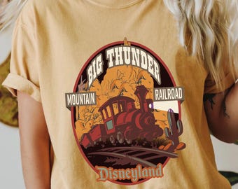 Vintage Disneyland Big Thunder Mountain Railroad T-shirt, Wildest Ride In The Wilderness Shirt, Magical Milestones Tee, Disneyland Trip Tee