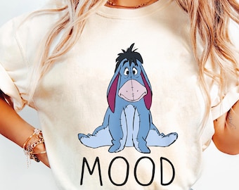 Disney Eeyore Mood Shirt, Vintage Winnie The Pooh T-shirt, Pooh and Friends, Eeyore Lover Gift, Disneyland Trip Outfits, Magic Kingdom