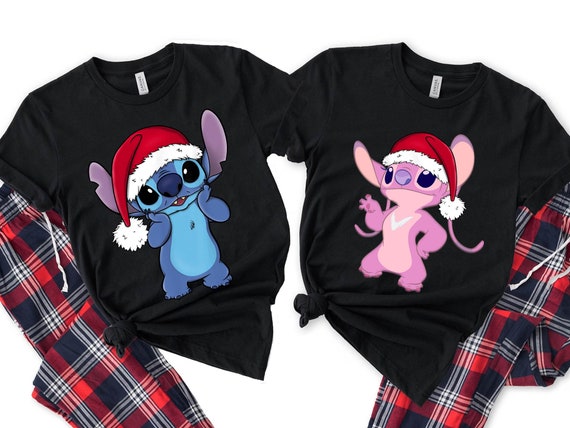 Lilo & Stitch Christmas Santa Hat Stitch Portrait | Sticker