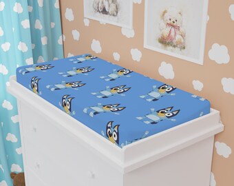 Bluey Baby Changing Pad Cover, Baby Accessories, Disney, Toddler