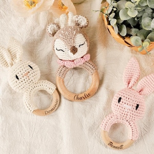 Personalized Baby Rattle, Custom Baby Rattle, Engraved Rattle With Name, Personalized Baby Shower Gifts, New Baby Gift, Baby Gift
