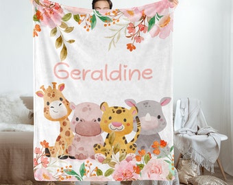 Custom Baby Blanket with Name  Baby Blanket Blanket for Newborn Stroller Blanket Swaddle Gift Bedding Baby Gift Blanket for Newborn and Kids