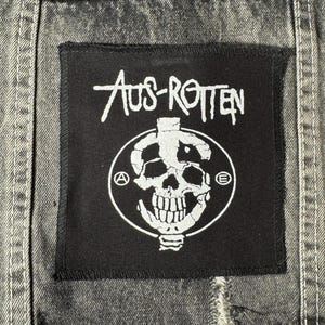 Punk, Grunge, Horror, Riot Grrrl Patches, Black Flag, Crudos - Etsy