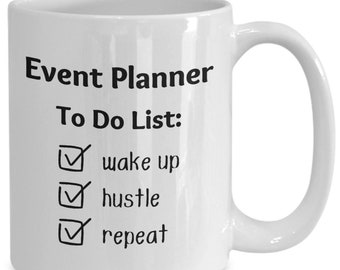 Event Planner Mug, Event Planner Gift, Event Planner Coffee Cup, Event Planner to Do List