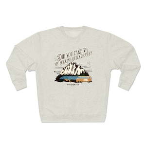 Quickdraw Sweatshirt - Rock Climber Gift - Rock Climbing - Golden, Colorado