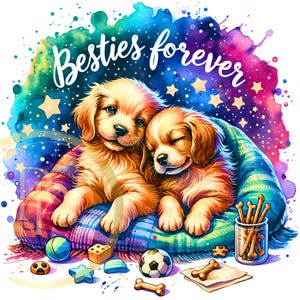Besties Forever PNG Download, Best Friends Affirmation Quote, Sublimation Design, Cute Best Friends PNG, Instant Digital Download