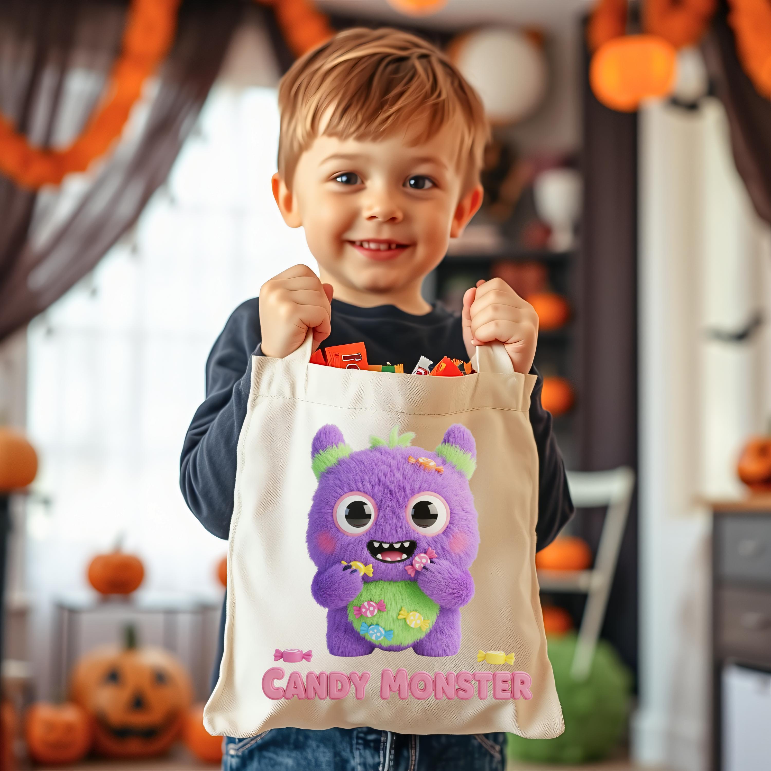 Candy Monster PNG, Kids Halloween Design (digital Download) - Etsy