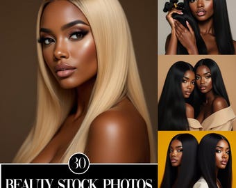 Fotos de stock de negocios de peluquería, imágenes de modelos de belleza (30 imágenes)