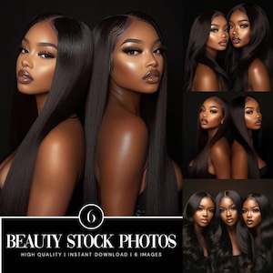 Hair Website Stock Photos, Hair Website Models, Black Woman Stock Photos, 6 Stock Photos for Hair Business, Hair Model Images, Beauty model