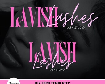 Plantilla de logotipo para negocio de belleza DIY: Diseño Canva editable (500 x 500 px) (Descarga digital)