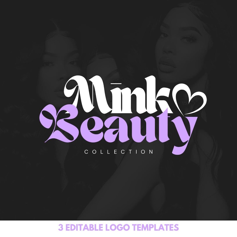 May include: Purple and white logo design with the text "Mink Beauty Collection".